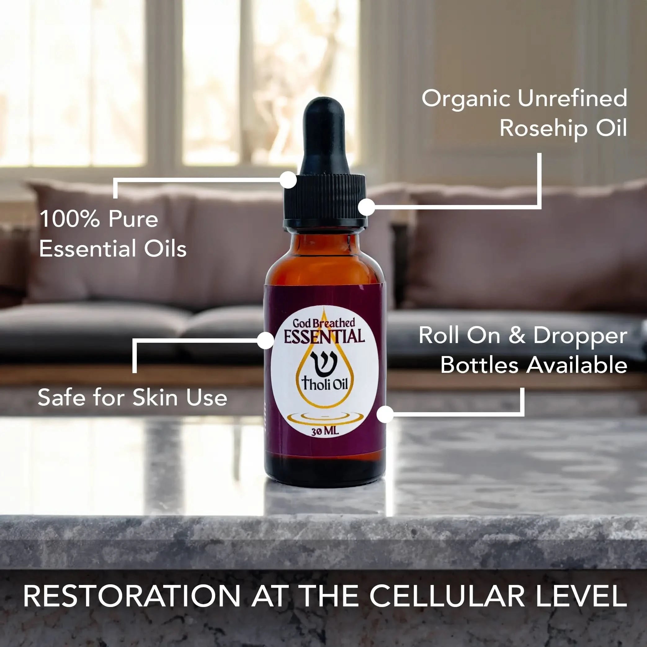 Anointing Oil (Safe for Skin Application) - Tholi Holy Anointing Oil