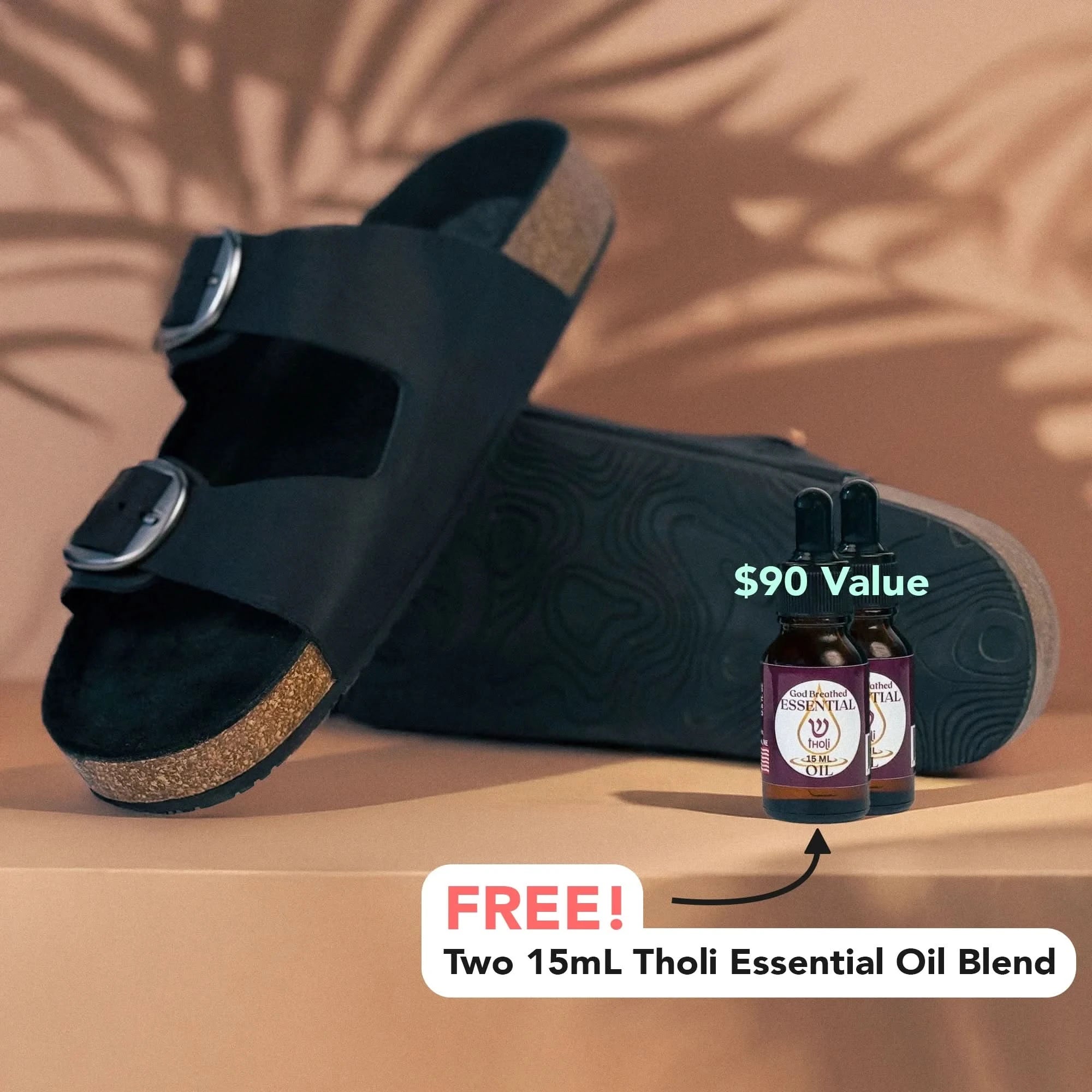 Sandals with Essential Oils Delivery