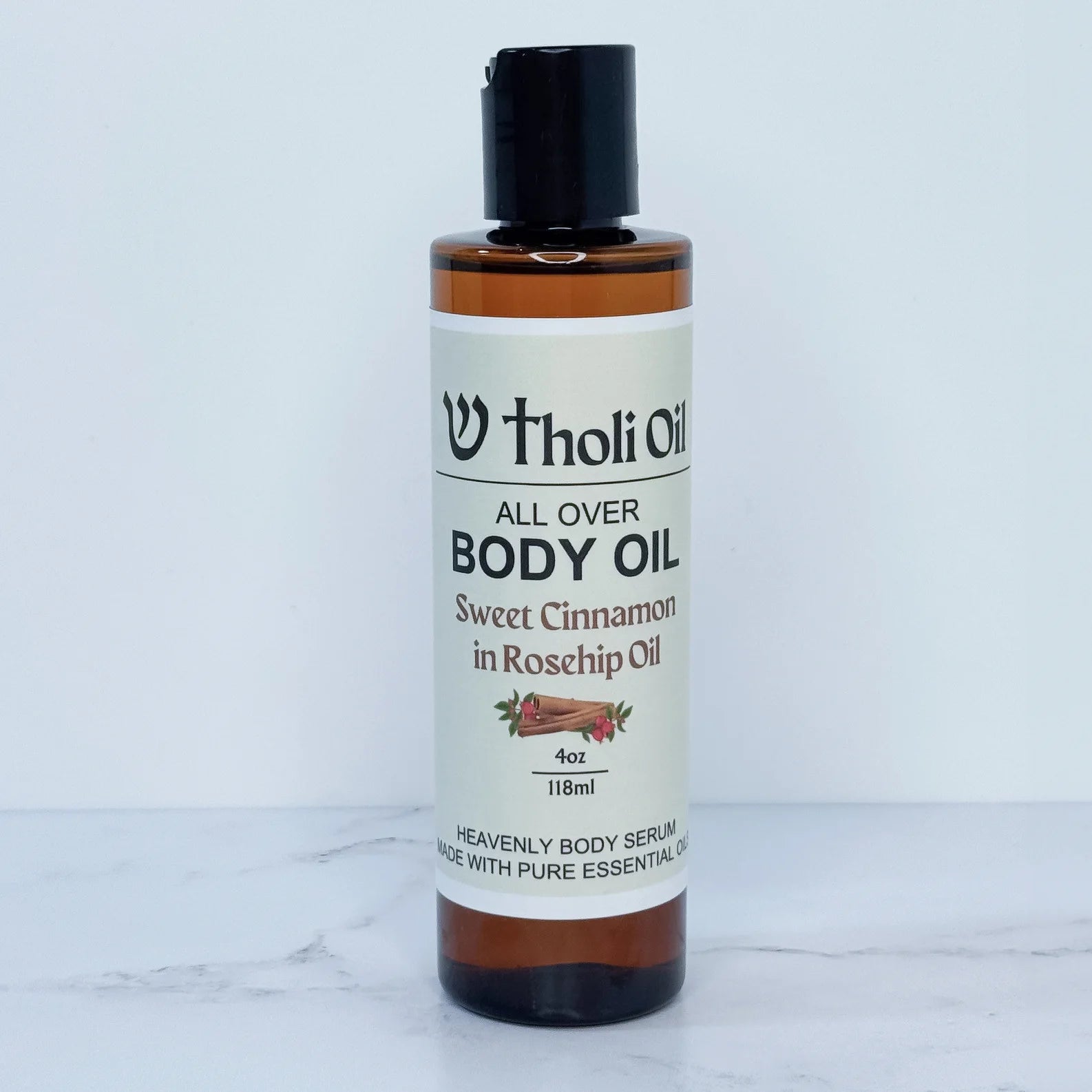 All Over Body Oil - Made with Almond Oil, Rosehip Oil and Tholi Essential Oils with Vitamin E