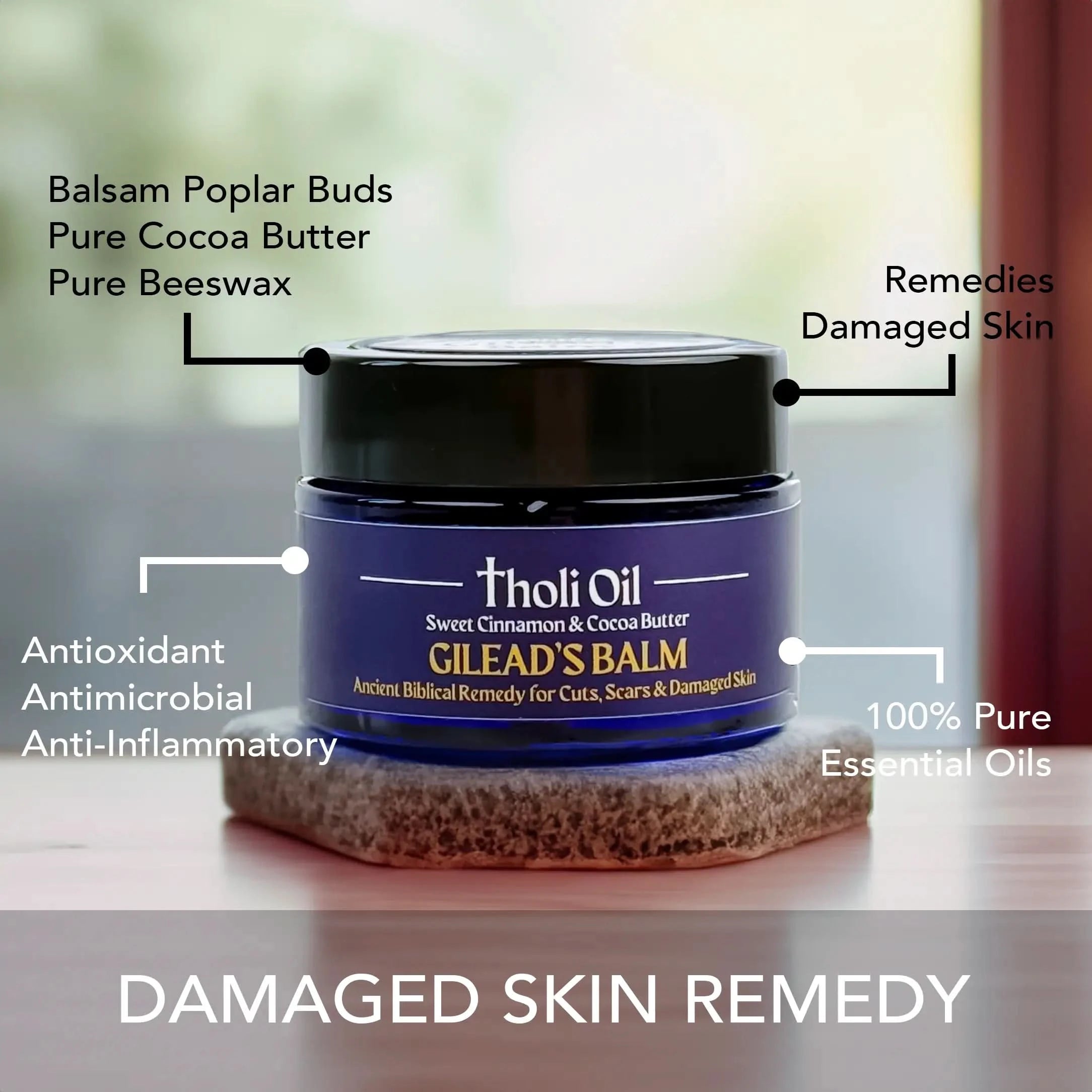 Gilead's Balm - Ancient Biblical Salve for Skin Restoration & Other Wellness Benefits