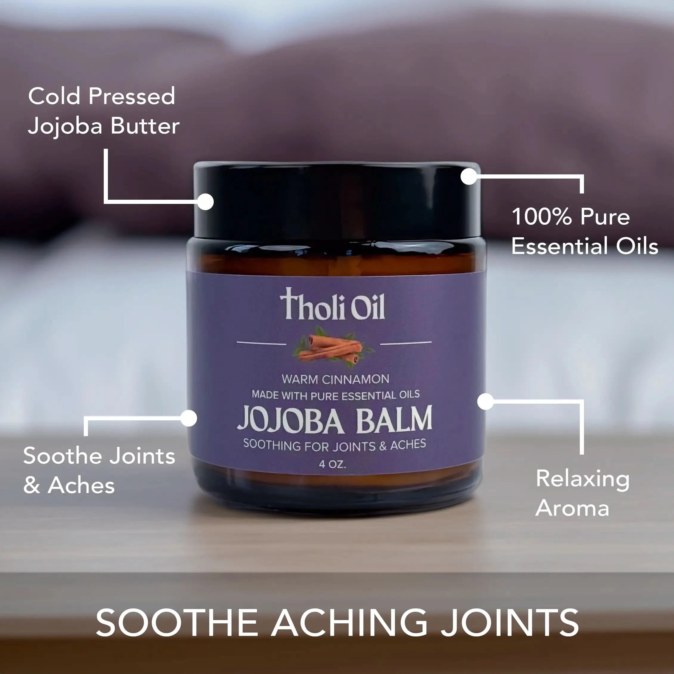 Jojoba Balm - Relief from Muscle and joint aches and pains