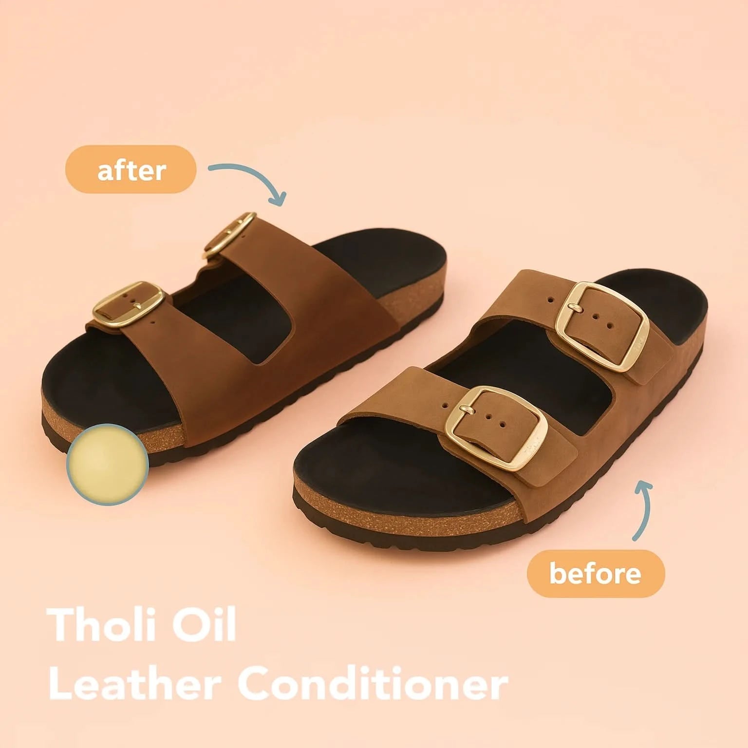 Tholi Oil Sandal Leather Conditioner