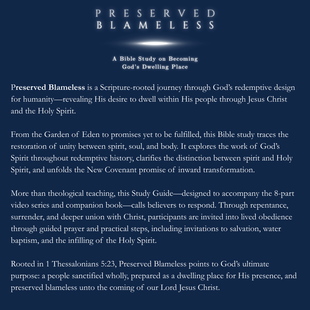 Digital Preserved Blameless Bible Study - eBook Study Guide, Companion eBook & Digital access to Teaching Videos - Digital Editions