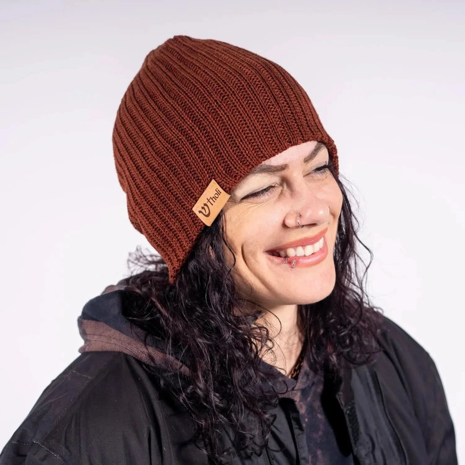 100% Merino Wool Beanie Comes with 10ml Restored Soul Roller for aromatherapy and tension relief