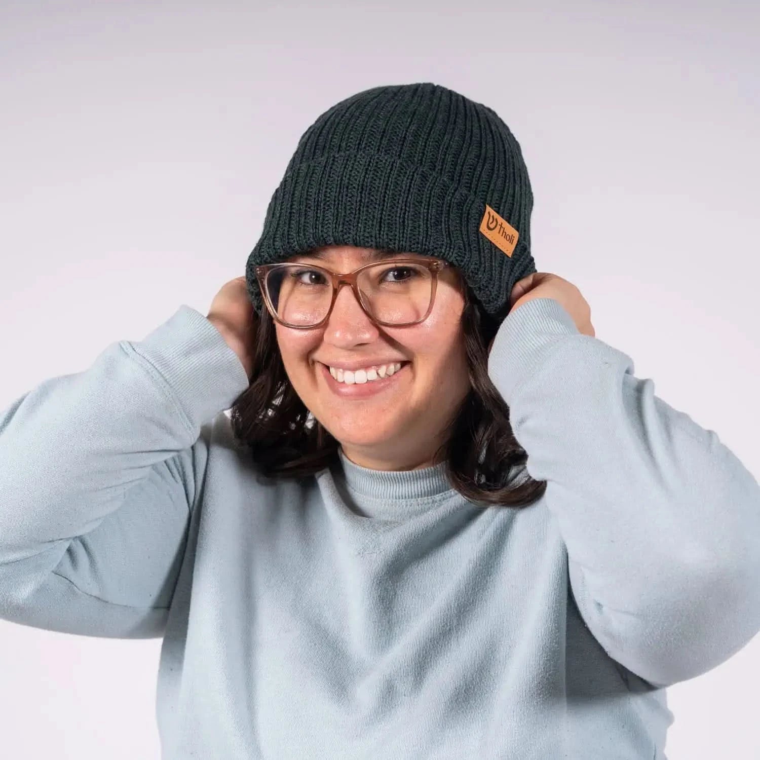 100% Merino Wool Beanie Comes with 10ml Restored Soul Roller for aromatherapy and tension relief