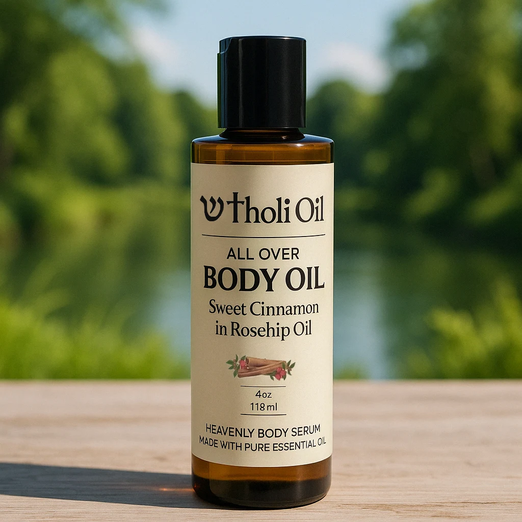 All Over Body Oil - Made with Almond Oil, Rosehip Oil and Tholi Essential Oils with Vitamin E