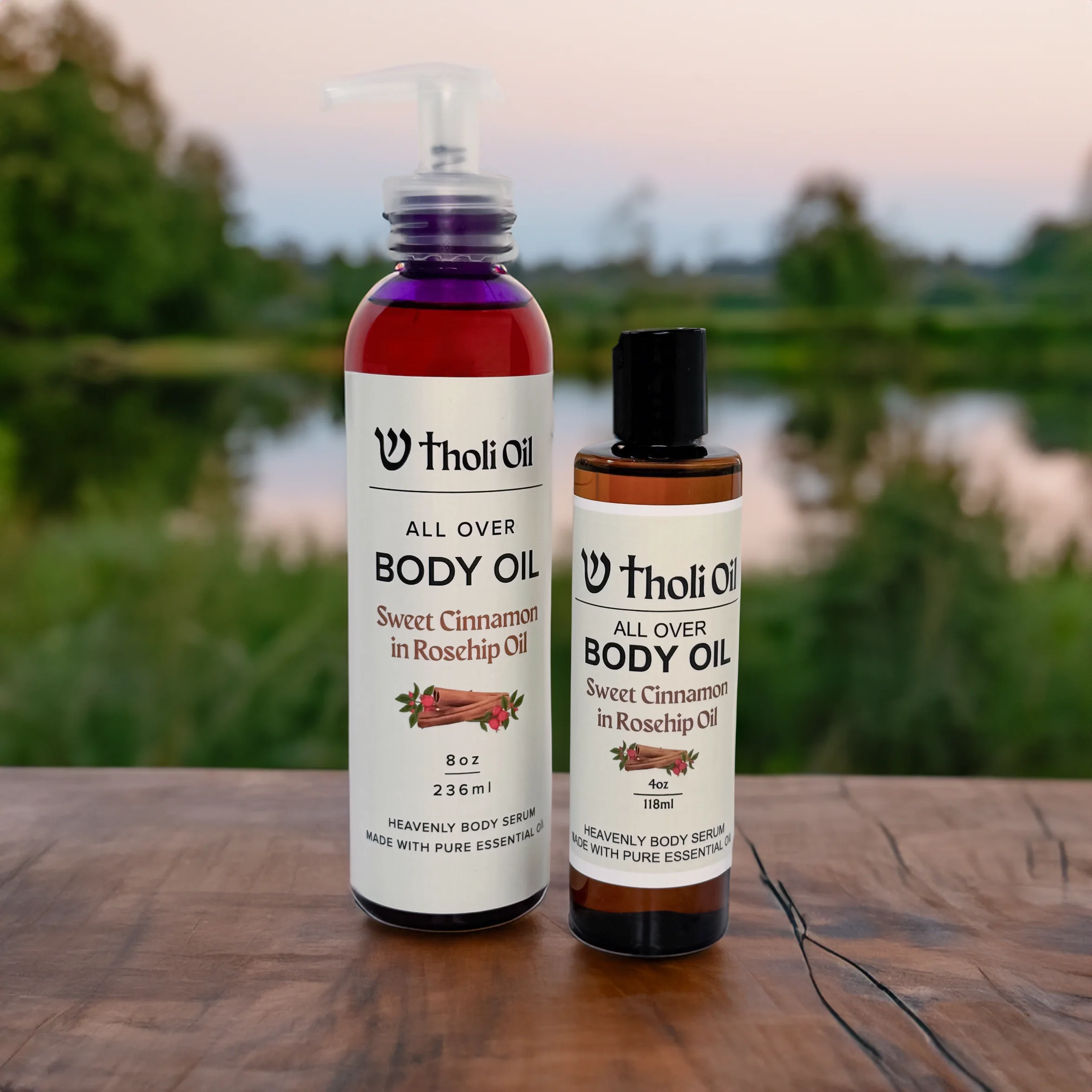All Over Body Oil - Made with Almond Oil, Rosehip Oil and Tholi Essential Oils with Vitamin E