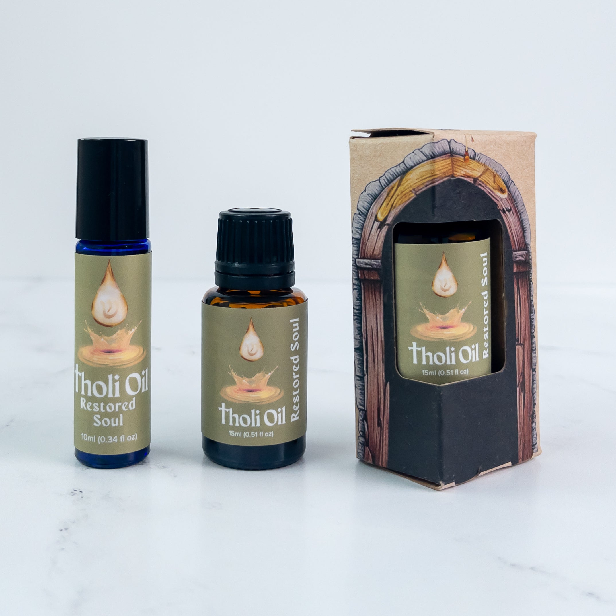 Tholi Oil Restored Soul Anointing Oil - For Face, Hair & Body