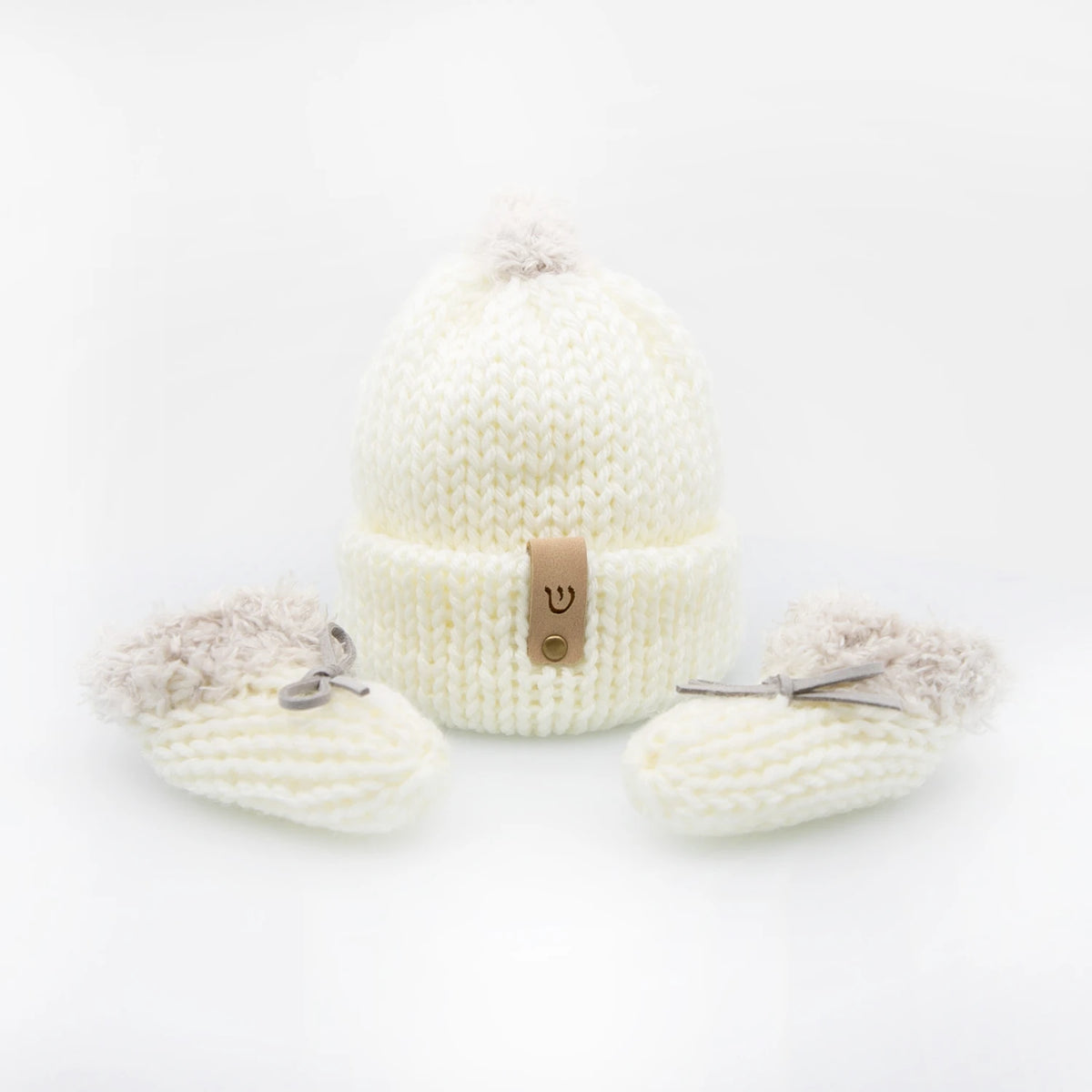 Soft Wool Baby Hat & Booties - Infused with THOLI Essential Oil