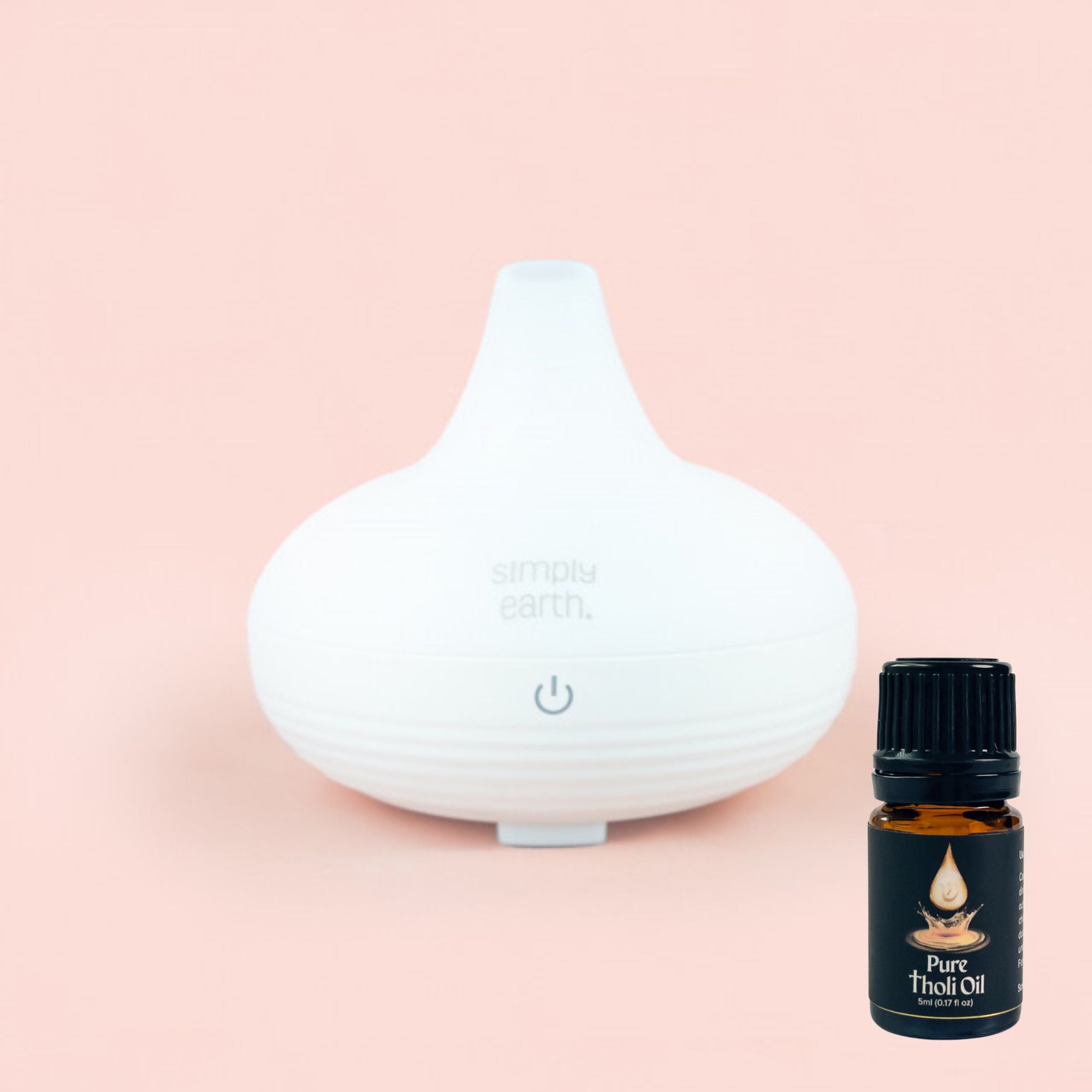Ultrasonic Diffuser Set (80ml) - Comes with Pure Tholi Oil for Diffusing