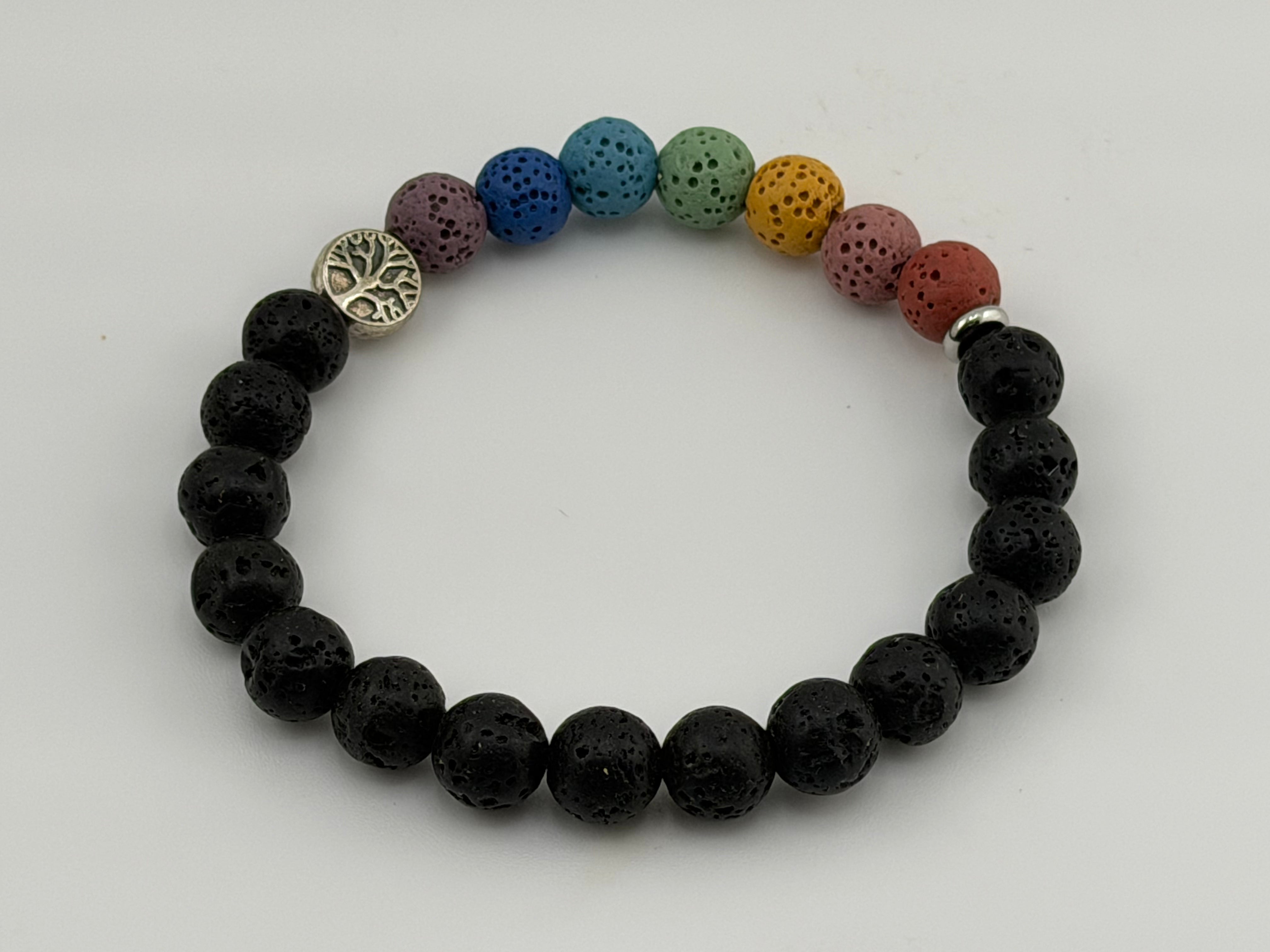 Lava Stone Essential Oil Bracelet + Holy Anointing Oil Set