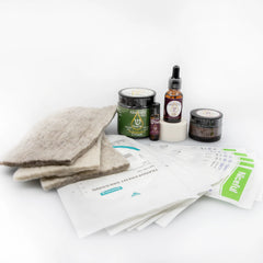 Tholi large skin kit with essential oils and skin care products