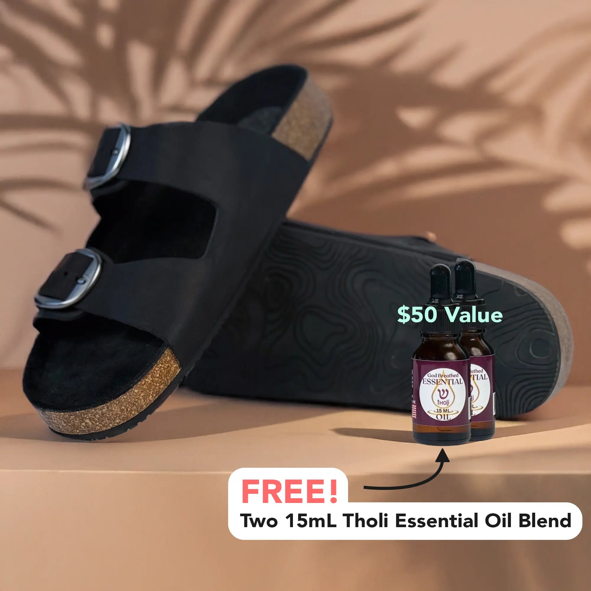 Tholi Oil Sandals with Essential Oils Delivery
